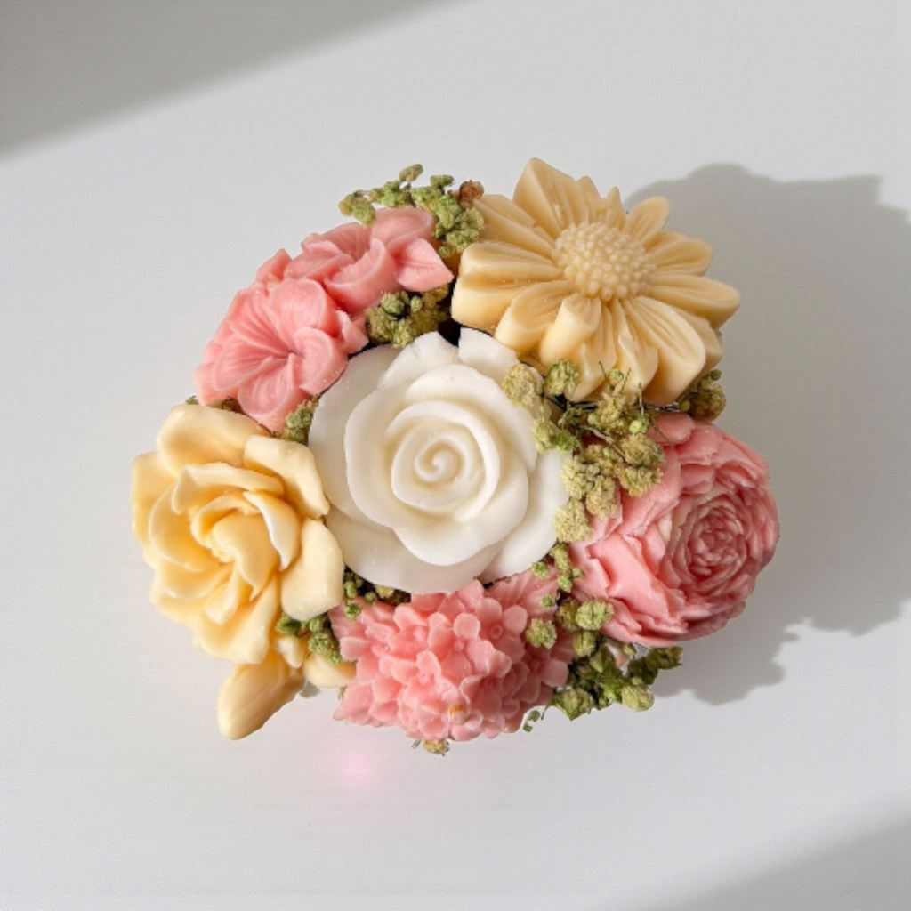 RosyElegance Wax Melt Bouquet