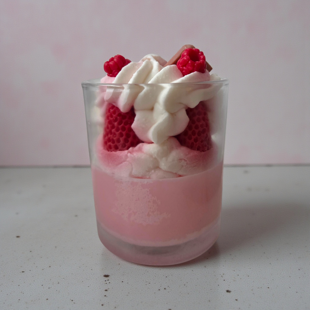 Strawberry Dessert Candle